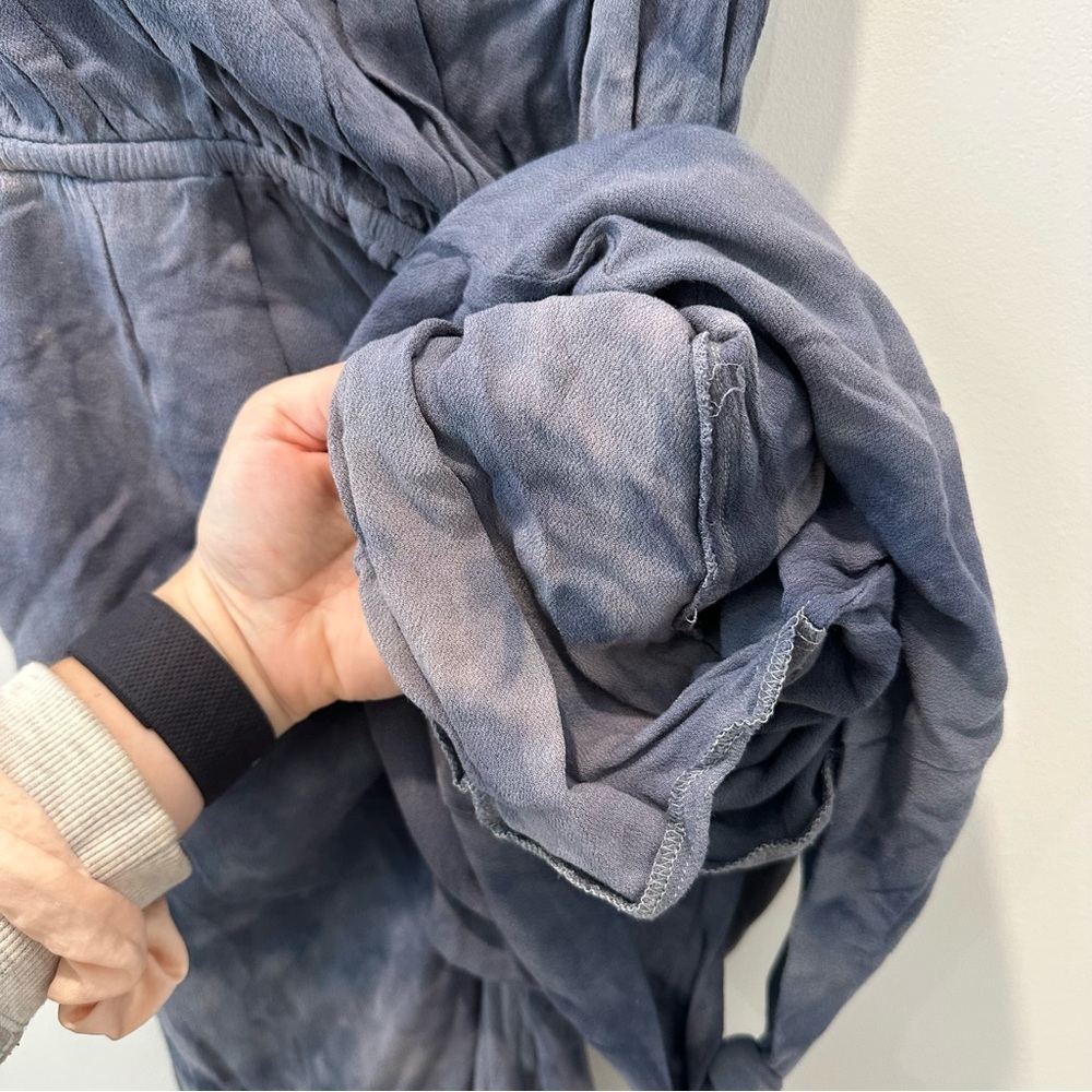 Free People Blue Strapless Jumpsuit - Picture 6 of 12